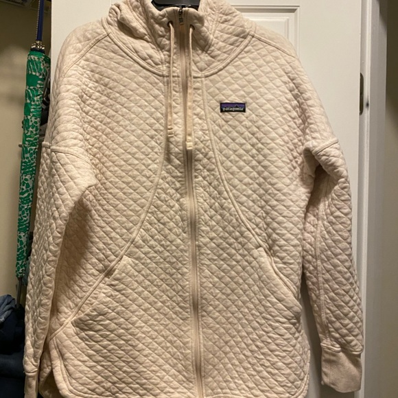 Womens Patagonia Quilted Zip Hoodie 